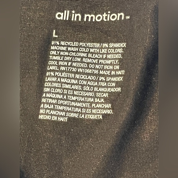 All In Motion Women Active Short Sleeve Slit Hem Top Large Size - Picture 13 of 15